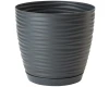 stylowa doniczka form plastic sahara round 22,5 cm antracyt