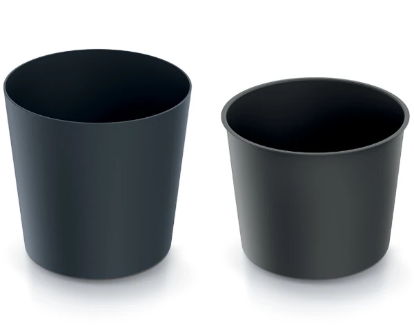 okragla doniczka 25cm antracyt prosperplast urbi round - prezentacja wkladu