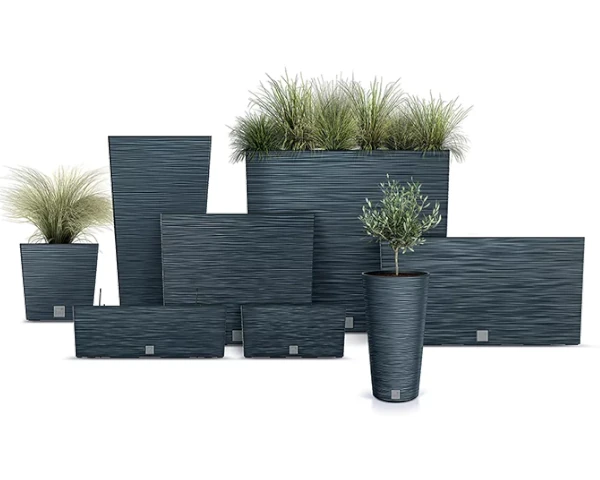 kolekcja donic ozdobnych furu prezentacja z roslinami