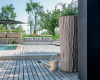 pojemnik na deszczowke prosperplast alana 160l aranzacja w patio