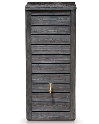 ozdobny zbiornik na deszczówkę 230L prosperplast norway umbra