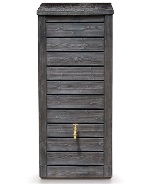 ozdobny zbiornik na deszczówkę 230L prosperplast norway umbra