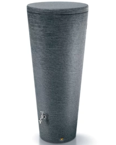 dekoracyjny zbiornik na deszczowke prosperplast tubo 210l szary