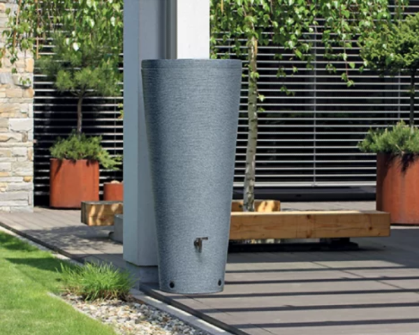 ozdobny zbiornik na deszczowke prosperplast tubo aranzacja