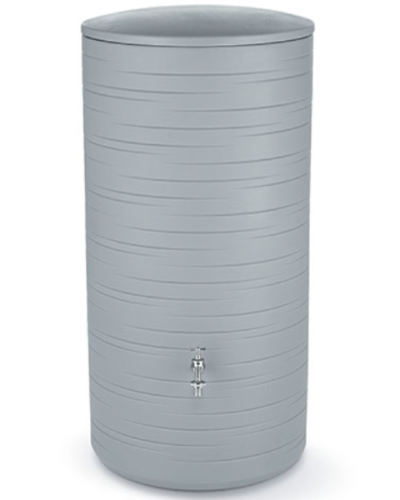 nowoczesny zbiornik na deszczowke prosperplast novara 280 l kolor szary