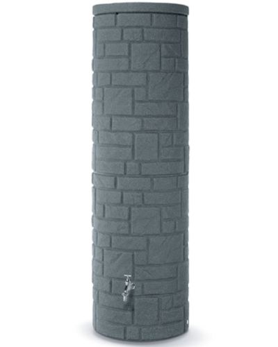 nowoczesny zbiornik na deszczowke prosperplast arcado 460 l ciemny szary