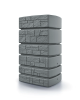 zbiornik na deszczowke prosperplast tower stone 500 l szary