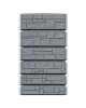 zbiornik na deszczowke prosperplast tower stone 500 l szary widok front