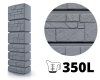 zbiornik na deszczowke prosperplast tower stone 350 l szary zoom