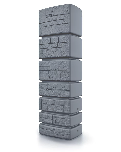 zbiornik na deszczowke prosperplast tower stone 350 l szary