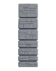 zbiornik na deszczowke prosperplast tower stone 350 l szary widok front