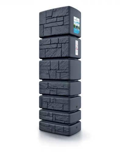 zbiornik na deszczowke prosperplast tower stone 350 l antracyt