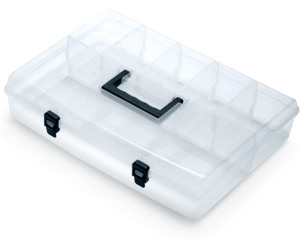 Organizer z przegrodkami zamykany  40 x 30 x 8,5 cm