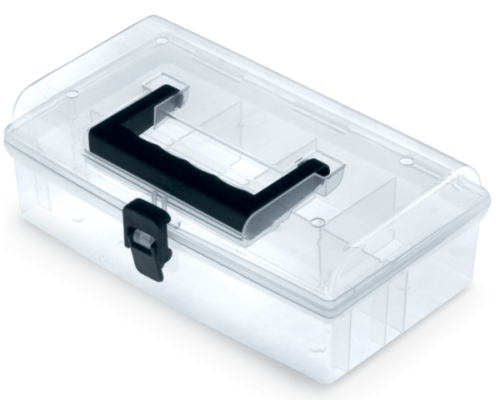 Pojemnik do przechowywania przezroczysty 24,5 x 15,5 x 8,5 cm  -2