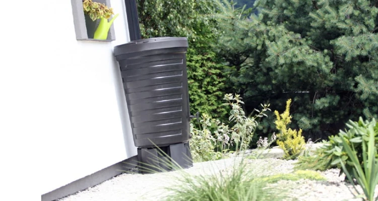 Zbiornik na deszczówkę czarny 210 litrów Raincan