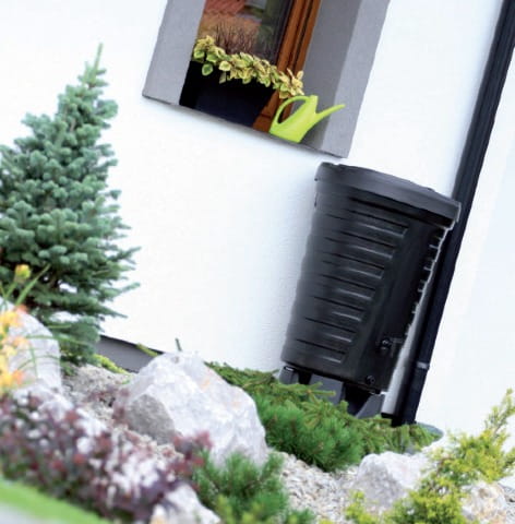 Zbiornik na deszczówkę czarny 210 L Raincan