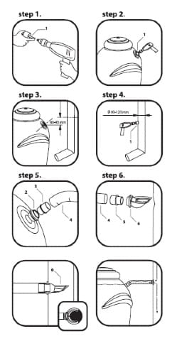 Zbiornik na deszczówkę czarny 210 litrów Raincan