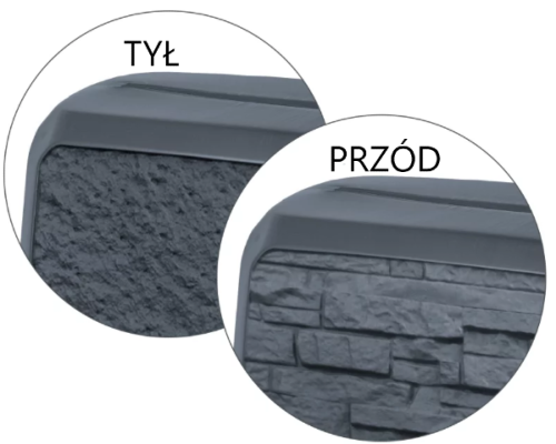 zbiornik do rynny  prosperplast multitank antracyt  250 l zoom