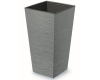 Donica wysoka z wkładem kolor szary beton 26,6 l Furu Square