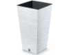 Donica wysoka z wkładem kolor biały 26,6 l Furu Square