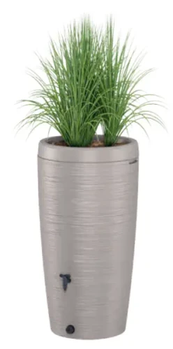 Zbiornik na wodę deszczową 240 litrów szary Gobi