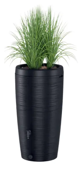 Zbiornik na wodę deszczową 240 litrów czarny Gobi