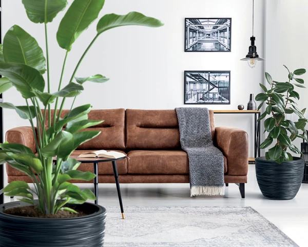 donica dekoracyjna prosperplast furu barrel prezentacja w domu