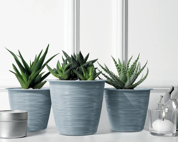 prosperplast doniczki okragle furu round aranzacja na szafce