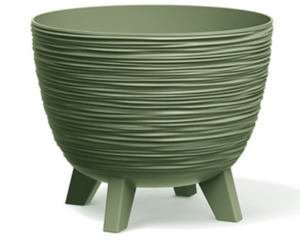 Donica z nóżkami 26 litrów w kolorze zielonym Furu