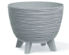 Donica z nóżkami 26 litrów w kolorze szarym Furu