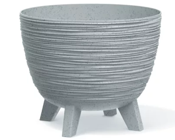 Donica z nóżkami 26 litrów w kolorze szarym Furu