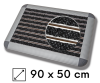Wycieraczka systemowa wkład tekstylny + najazd 90x50 cm