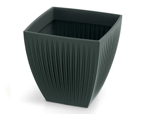 doniczka kwadratowa antracyt 40 cm Latia Square Midl