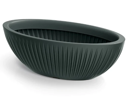 Donica owalna antracyt 58 cm Latia Oval