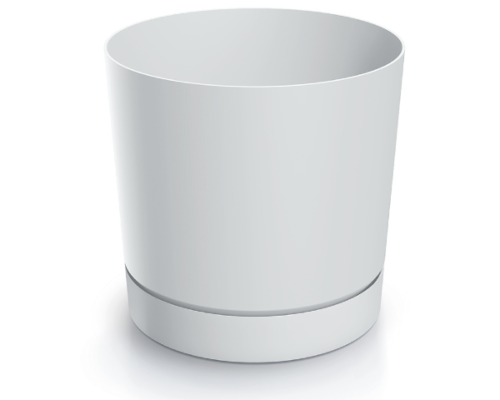 Doniczka na kwiaty 35 litrow kolor bialy Tubo