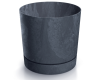 Donica z podstawka 35 l kolor antracytowy Tubo Beton Effect
