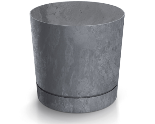 Donica z podstawka 35 l kolor marengo Tubo Beton Effect
