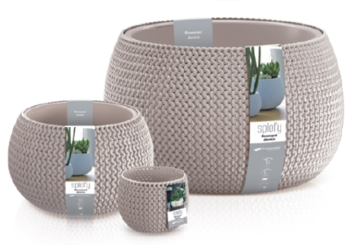 Doniczka z wkładem Splofy Bowl rodzaje prezentacja