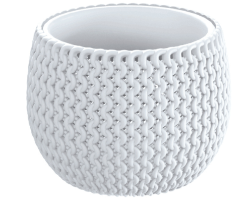 Doniczka z wkładem 1,4 litra kolor biały Splofy Bowl