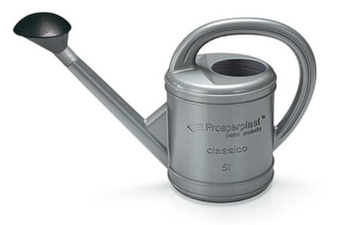 Konewka Ogrodowa pojemność 10 litrów szara srebrna Classico