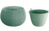 Doniczka kula 9 l zielona Splofy Bowl wkład prezentacja