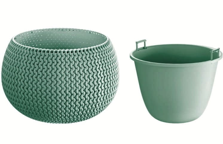 Doniczka-kula-9-l-zielona-Splofy-Bowl-wklad-prezentacja