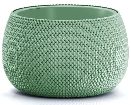 Doniczka-kula-z-wkladem-9-l-kolor-zielony-Splofy-Bowl