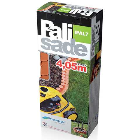 Palisada ogrodowa terakota plastikowa 4 mb IPAL7 kartonik