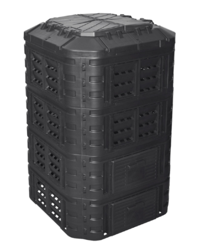 Kompostownik modularny całoroczny duży 1120 litrów czarny