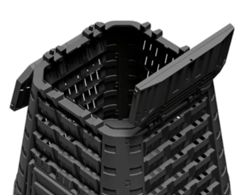 Kompostownik ogrodowy 750L czarny Evogreen Vario