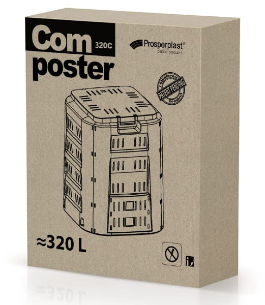 Kompostownik plastikowy 320 litrów Compogreen