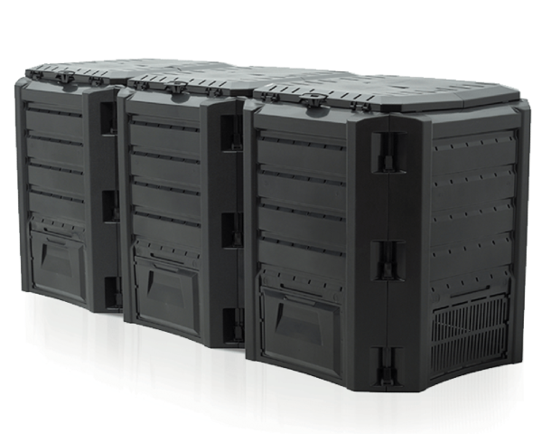 Kompostownik modułowy 1200 litrów czarny