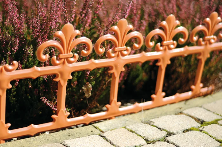 Płotek ogrodowy ozdobny biały 3,7 mb Garden Art ogród kostka kwiaty