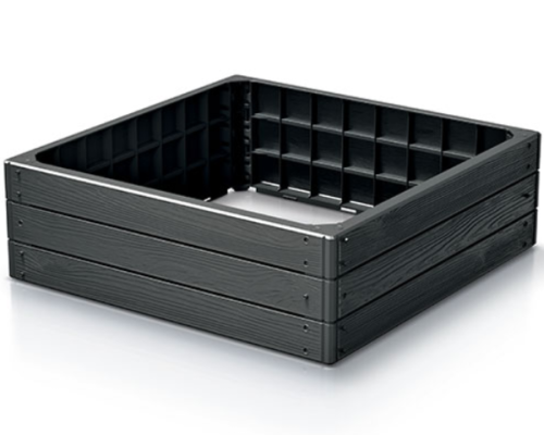 Rabata ogrodowa antracyt Base Woody